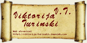 Viktorija Turinski vizit kartica